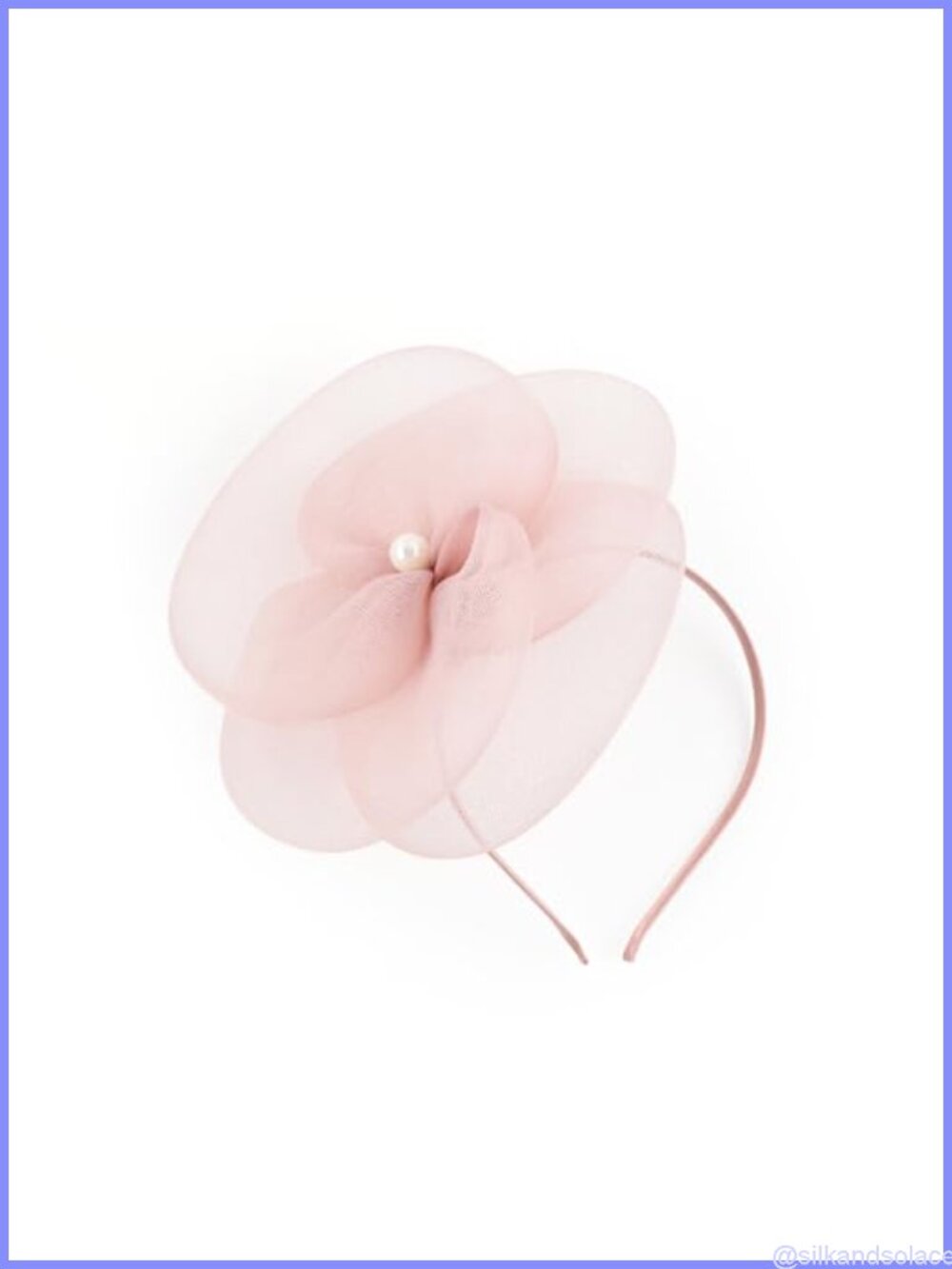 Women Fascinator Hat Polyester Imitation Pearl One Size for Tea Party Wedding